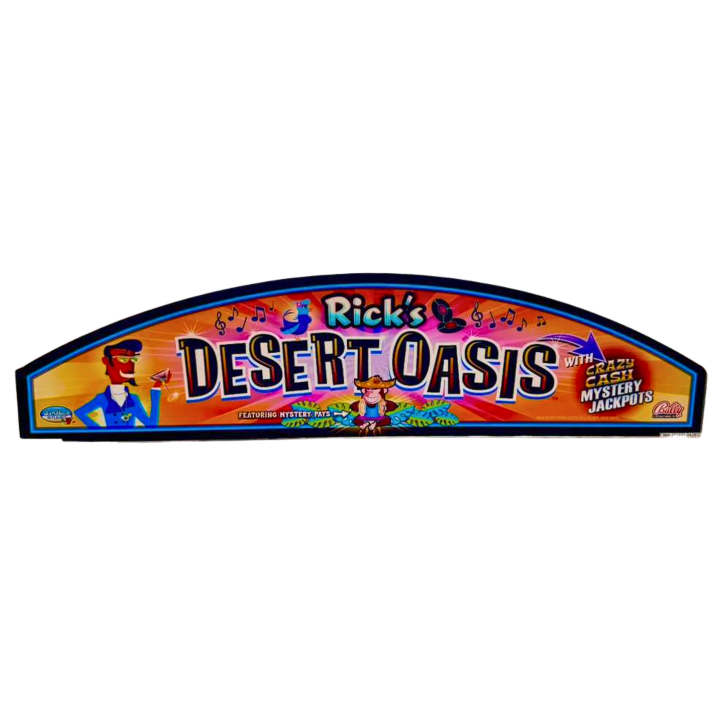 Rick's Desert Oasis Slot Glass