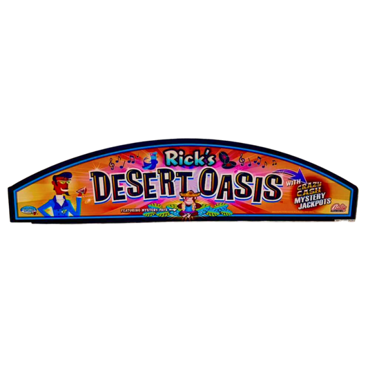 Rick's Desert Oasis Slot Glass