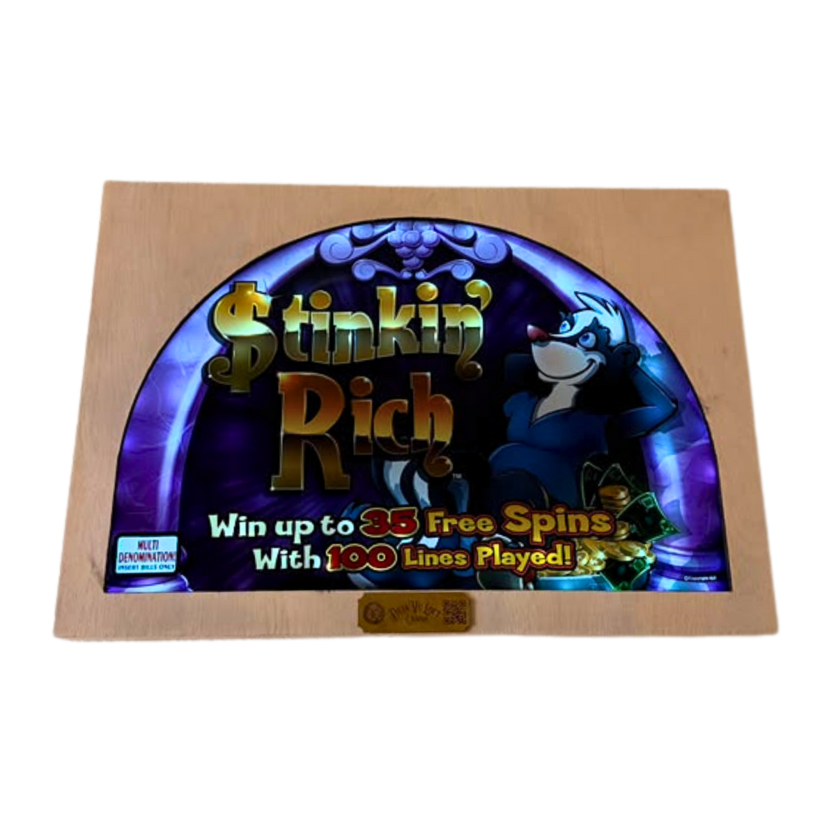 Stinkin' Rich Slot Glass