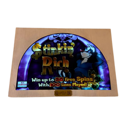 Stinkin' Rich Slot Glass