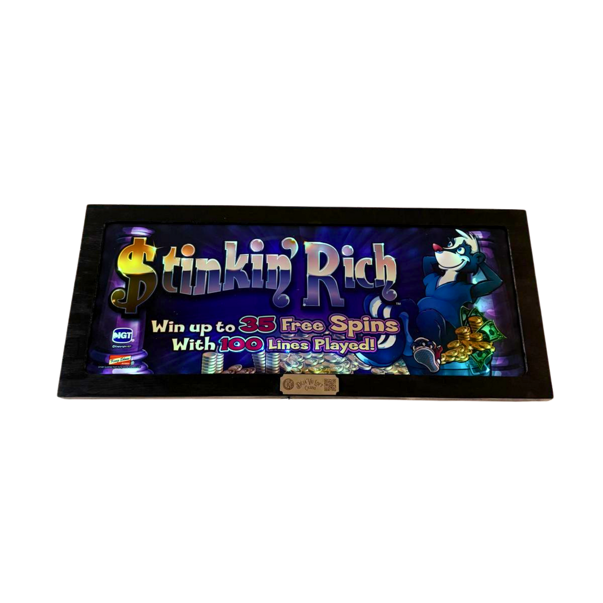 Stinkin' Rich Slot Glass