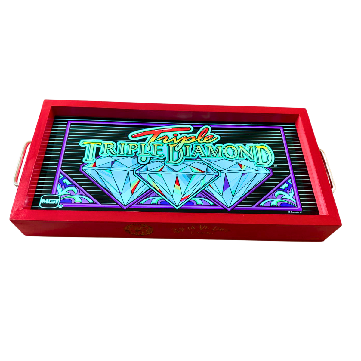 Triple Triple Diamond Slot Glass