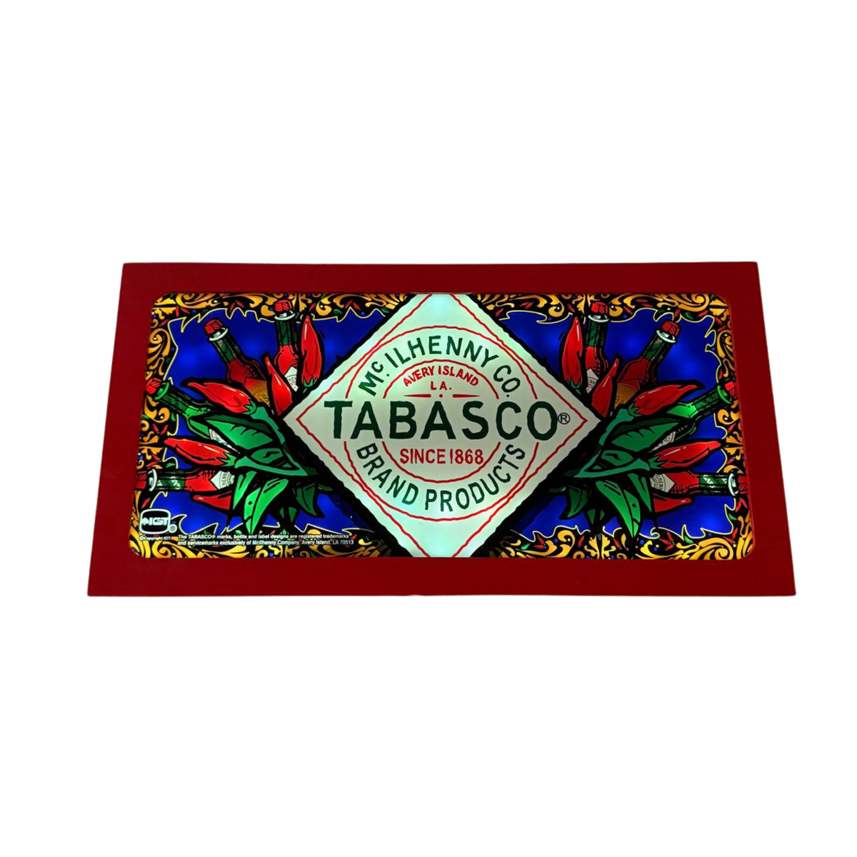 Tabasco Slot Glass