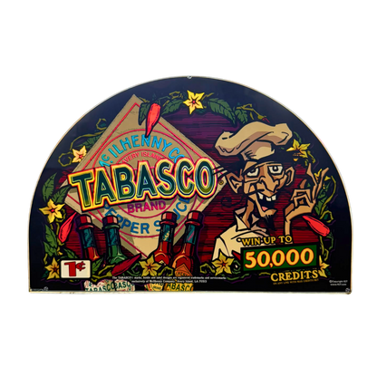Tabasco Slot Glass