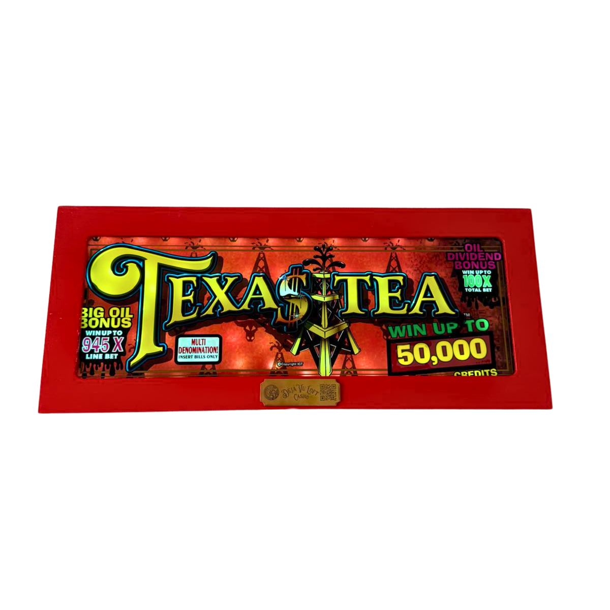 Texas Tea Slot Glass