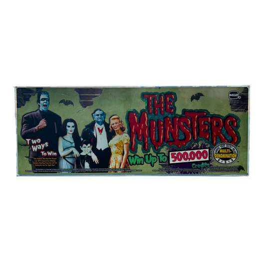 The Munsters Green Slot Glass