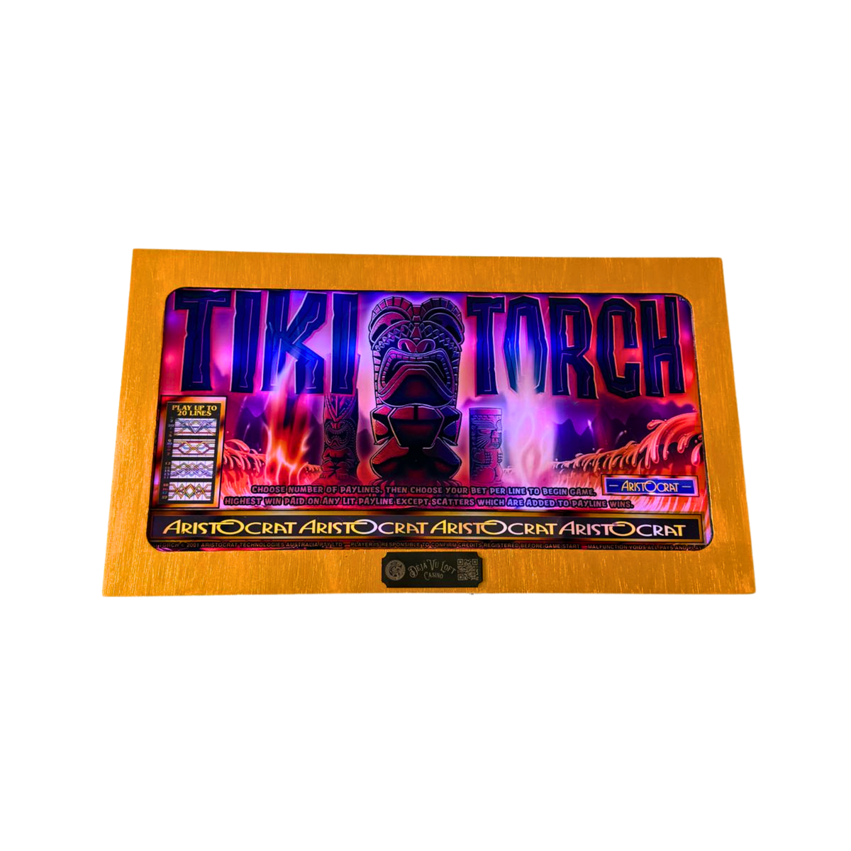 Tiki Torch Slot Retro Acrylic