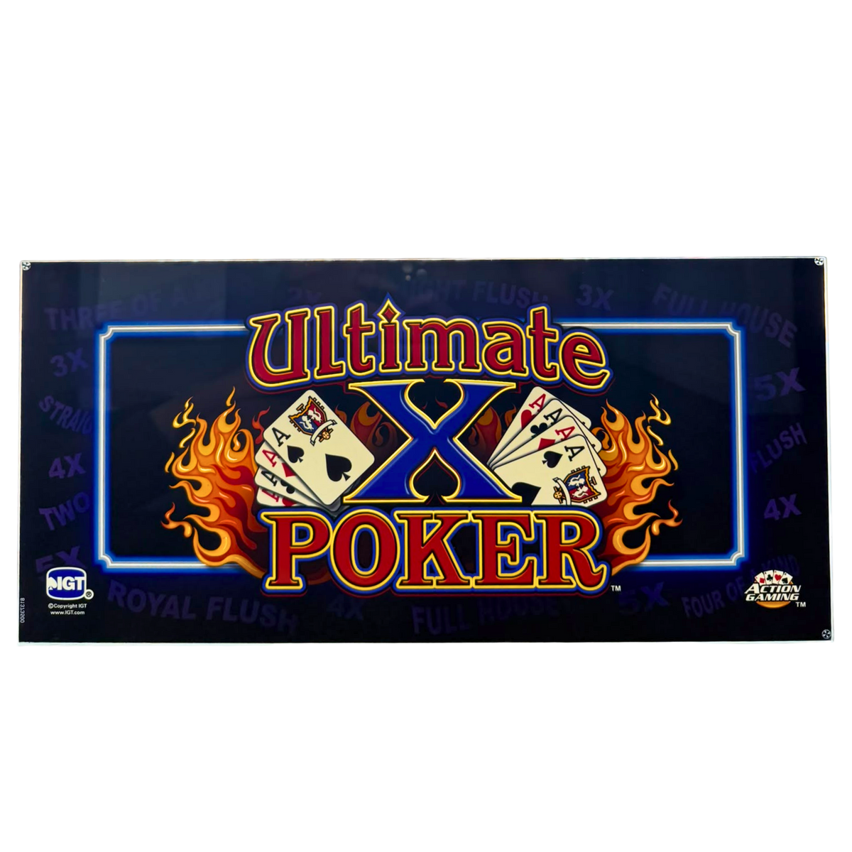 Ultimate X Poker Slot Glass