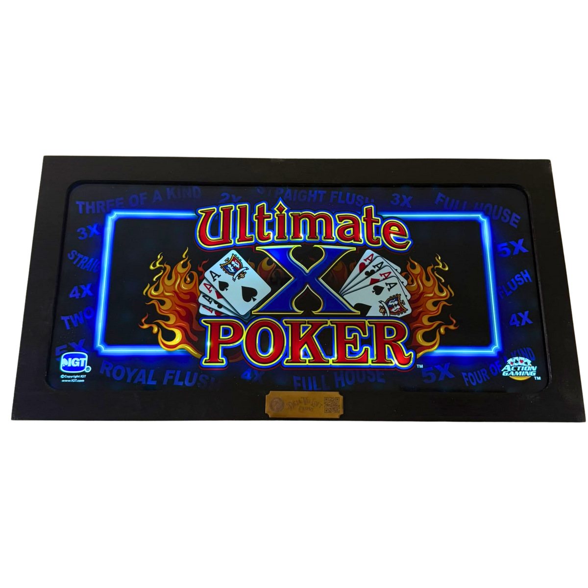 Ultimate X Poker Slot Glass