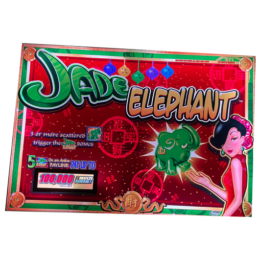 Jade Elephant Jumbo Slot Glass