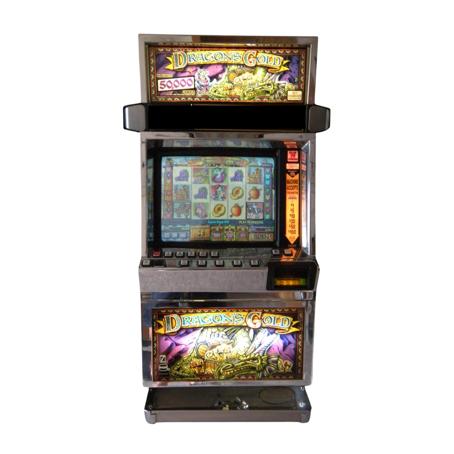 Dragon's Gold Slot Glass