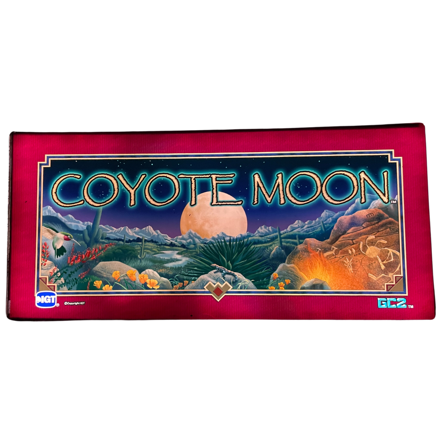 Coyote Moon Slot Glass