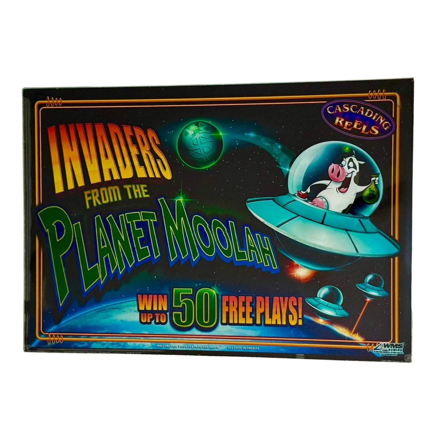 Invaders From Planet Moolah Jumbo Slot Glass
