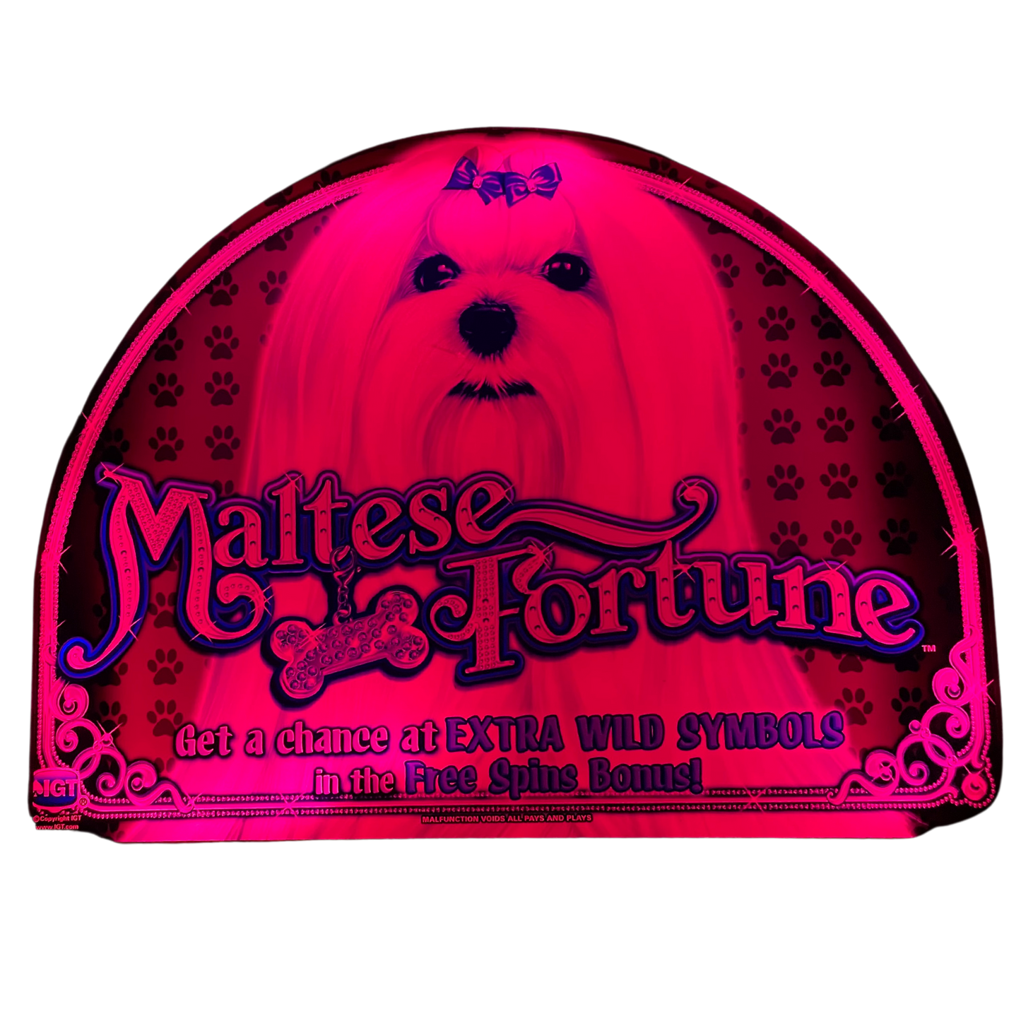 Maltese Fortune Jumbo Slot Glass