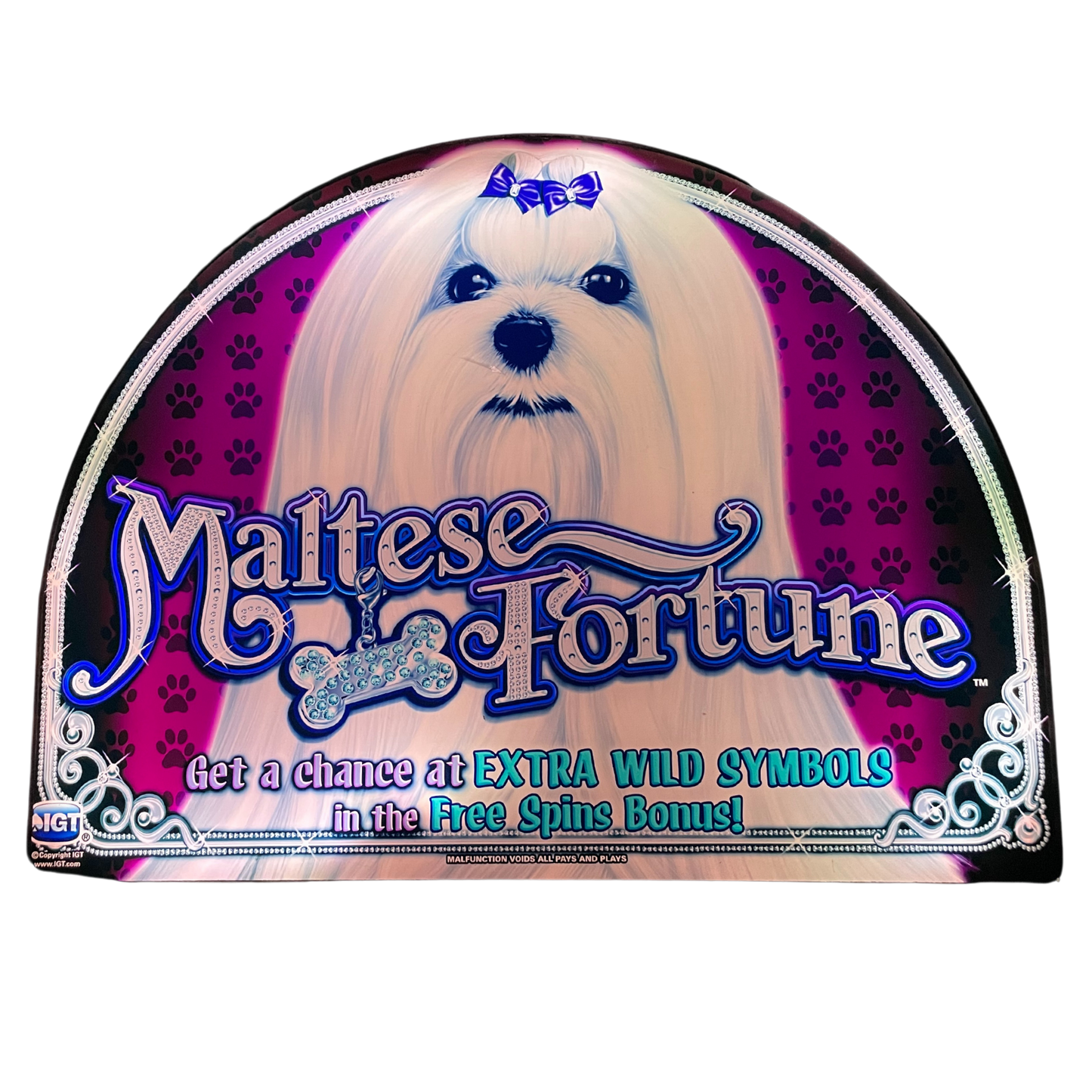 Maltese Fortune Jumbo Slot Glass
