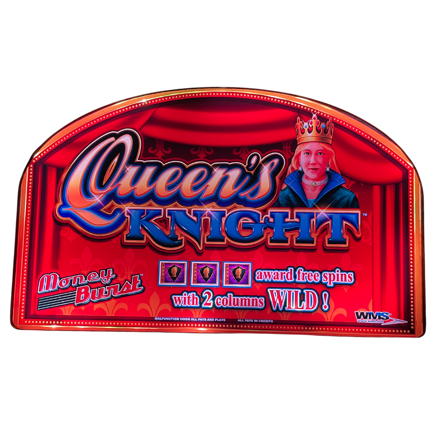 Queen's Knight Slot Glass
