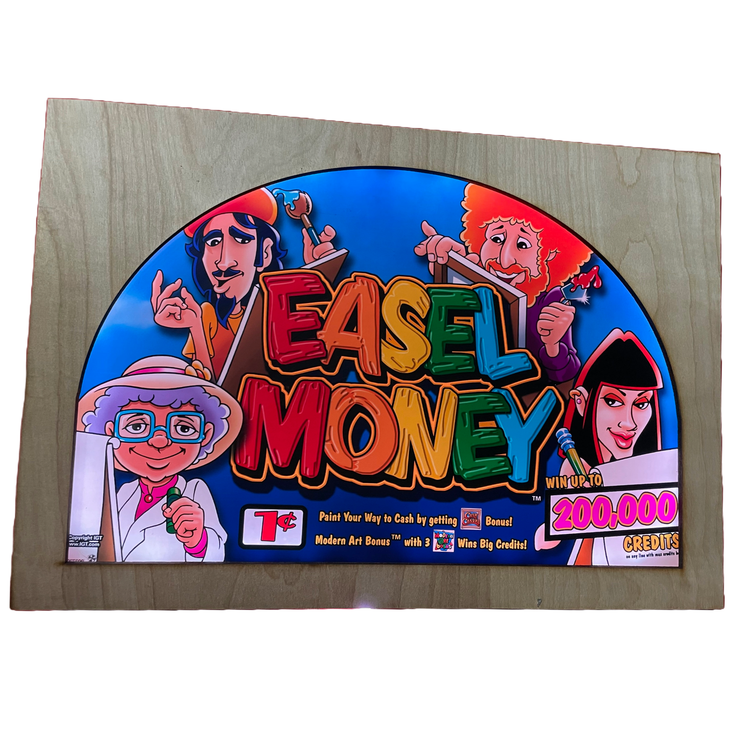 Easel Money Slot Glass