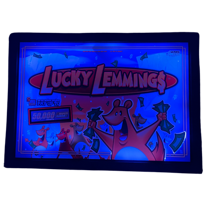Lucky Lemmings Jumbo Slot Glass