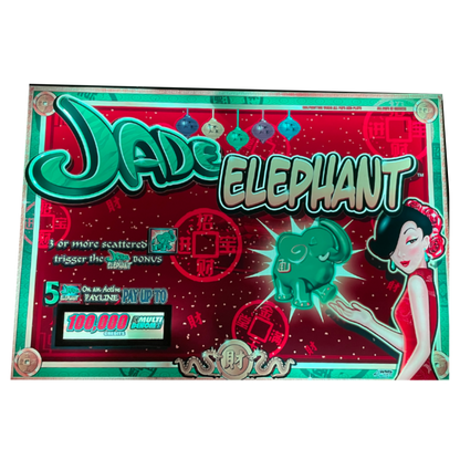 Jade Elephant Jumbo Slot Glass