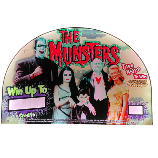 The Munsters Green Slot Glass