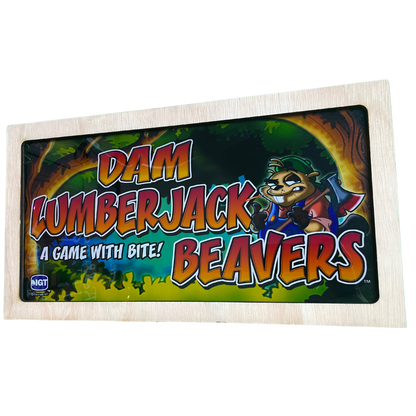 Dam Lumberjack Beavers Slot Glass