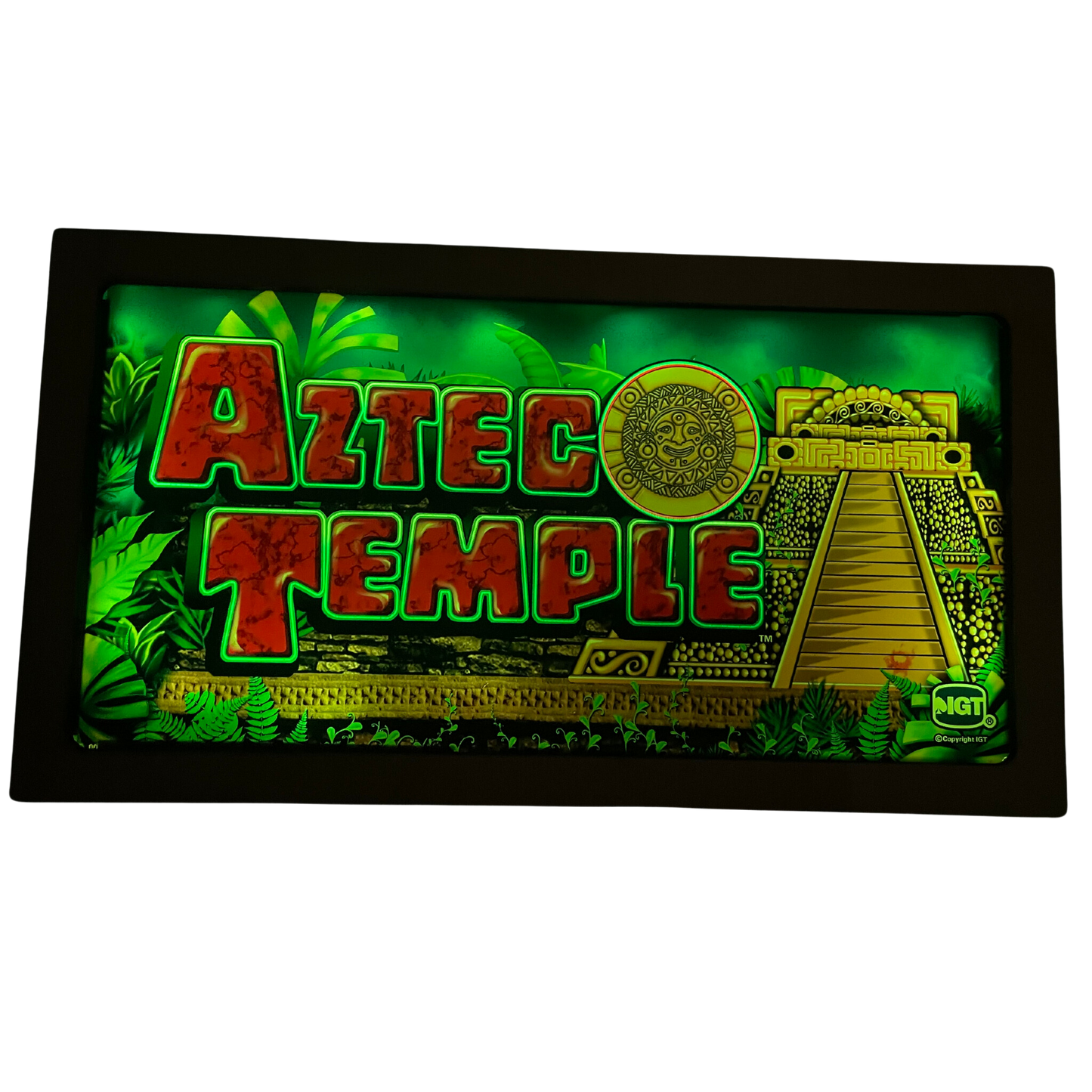 Aztec Temple Slot Glass