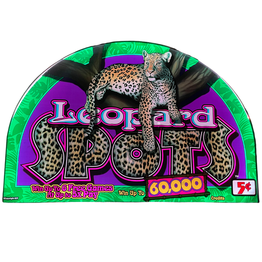 Leopard Spots Slot Glass