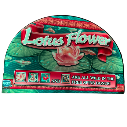 Lotus Flower Slot Glass