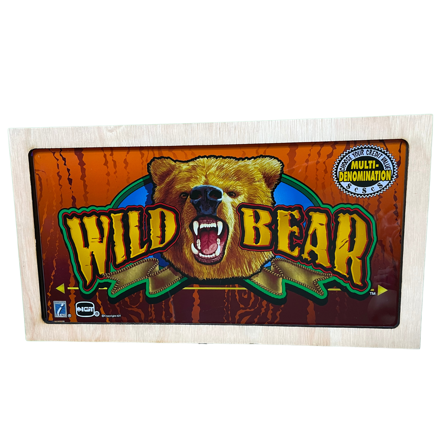 Wild Bear Slot Glass