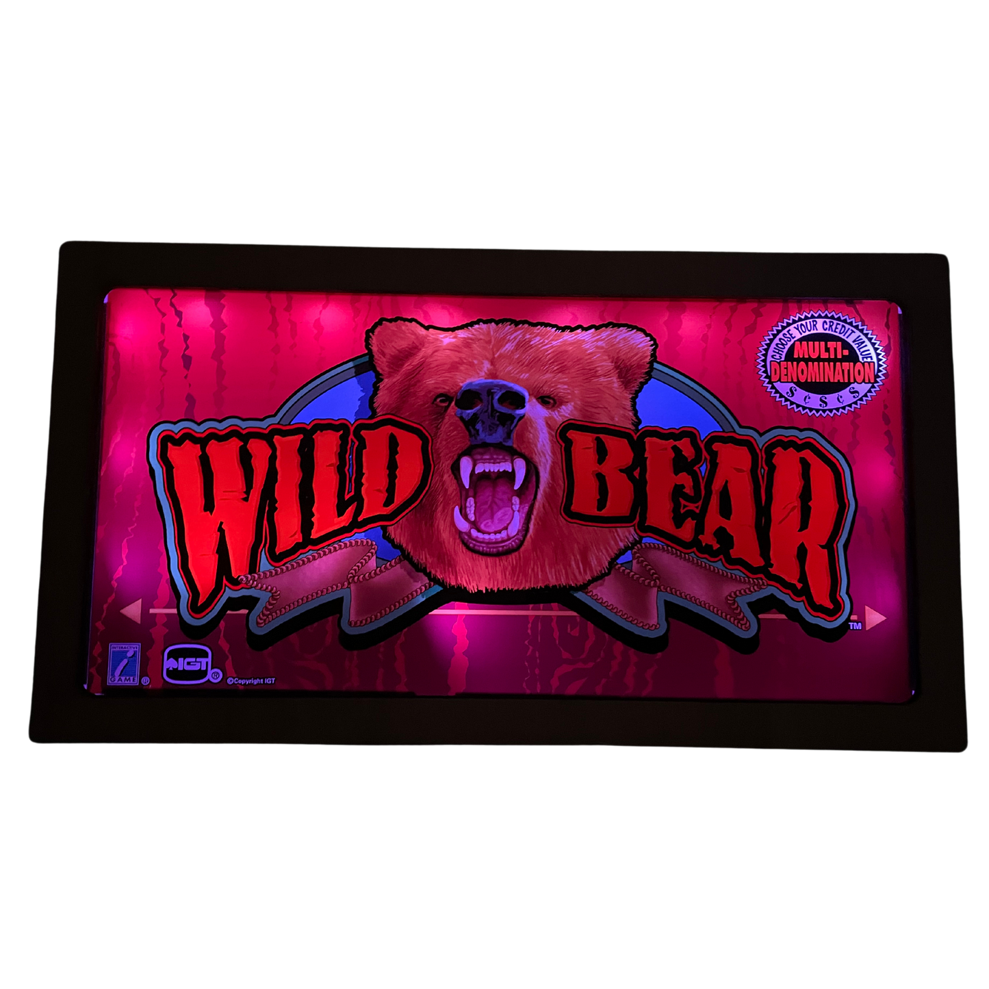 Wild Bear Slot Glass