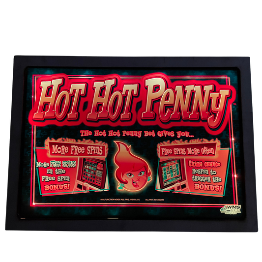 Hot Hot Penny Jumbo Slot Glass