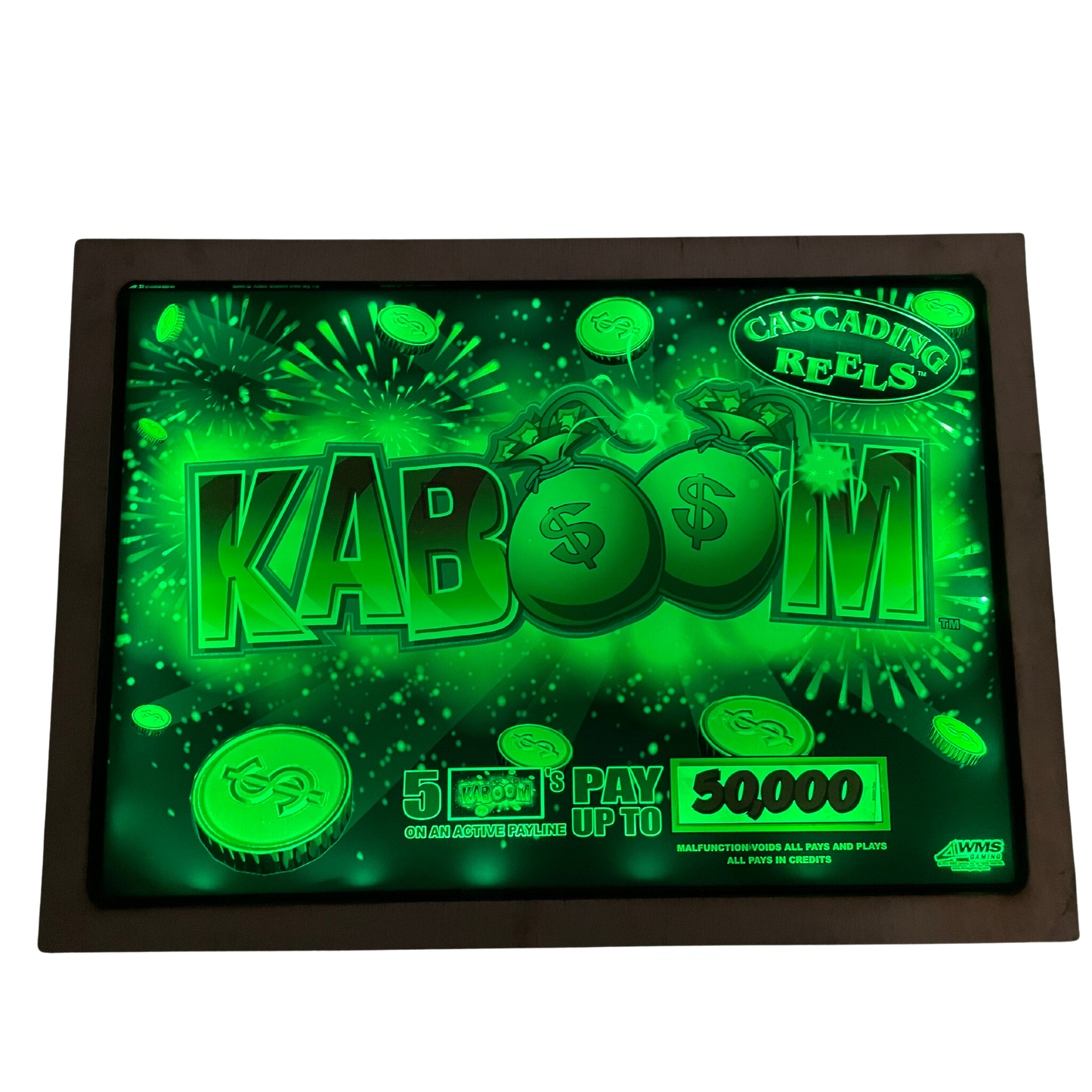 Kaboom Jumbo Slot Glass