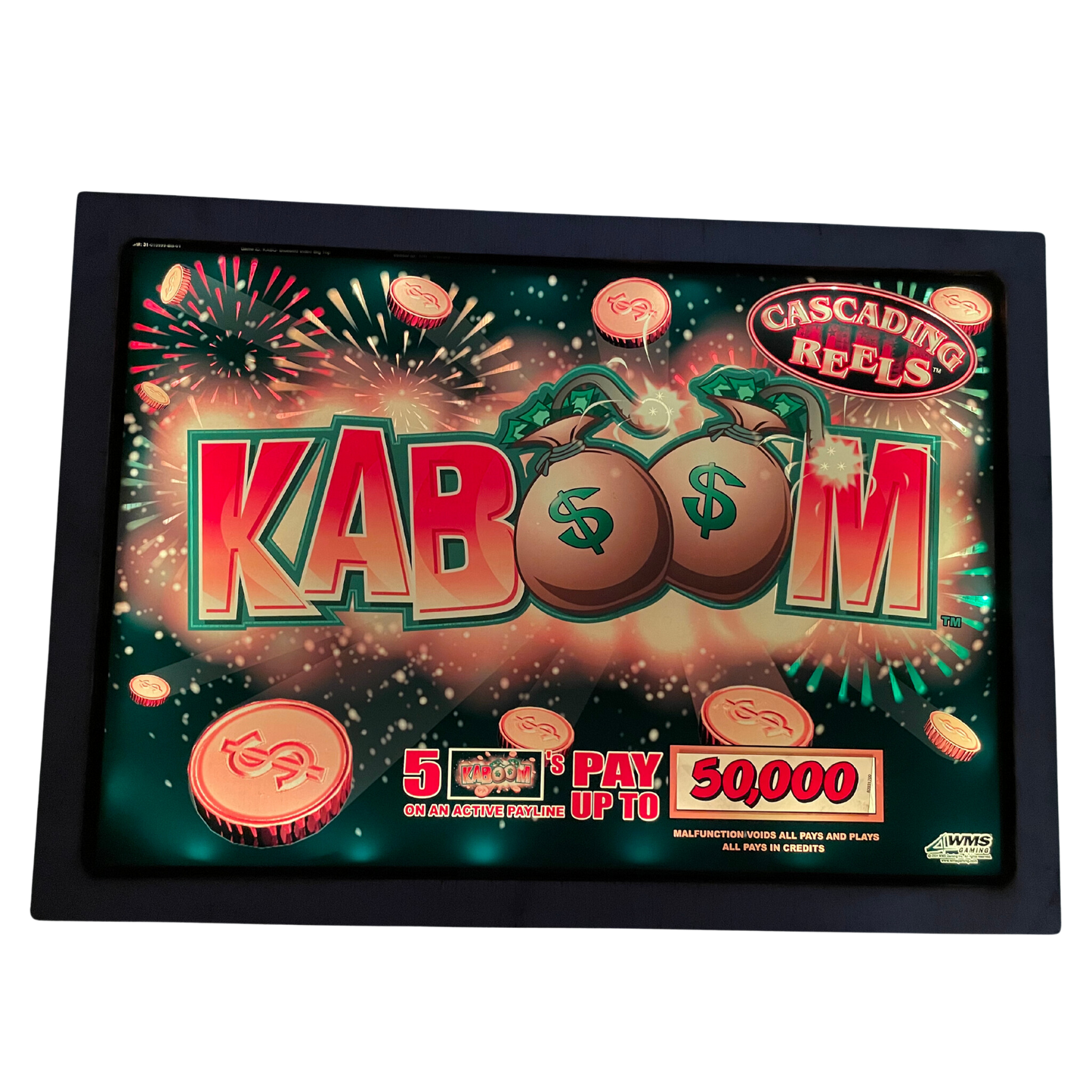 Kaboom Jumbo Slot Glass