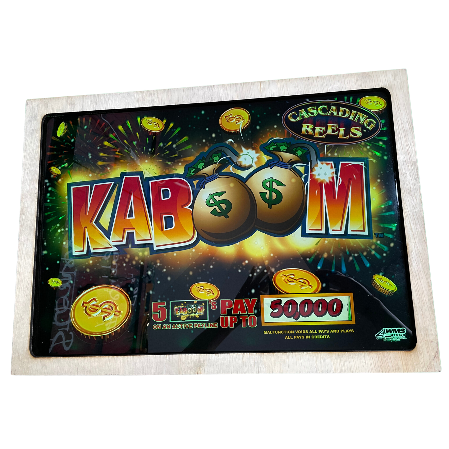 Kaboom Jumbo Slot Glass