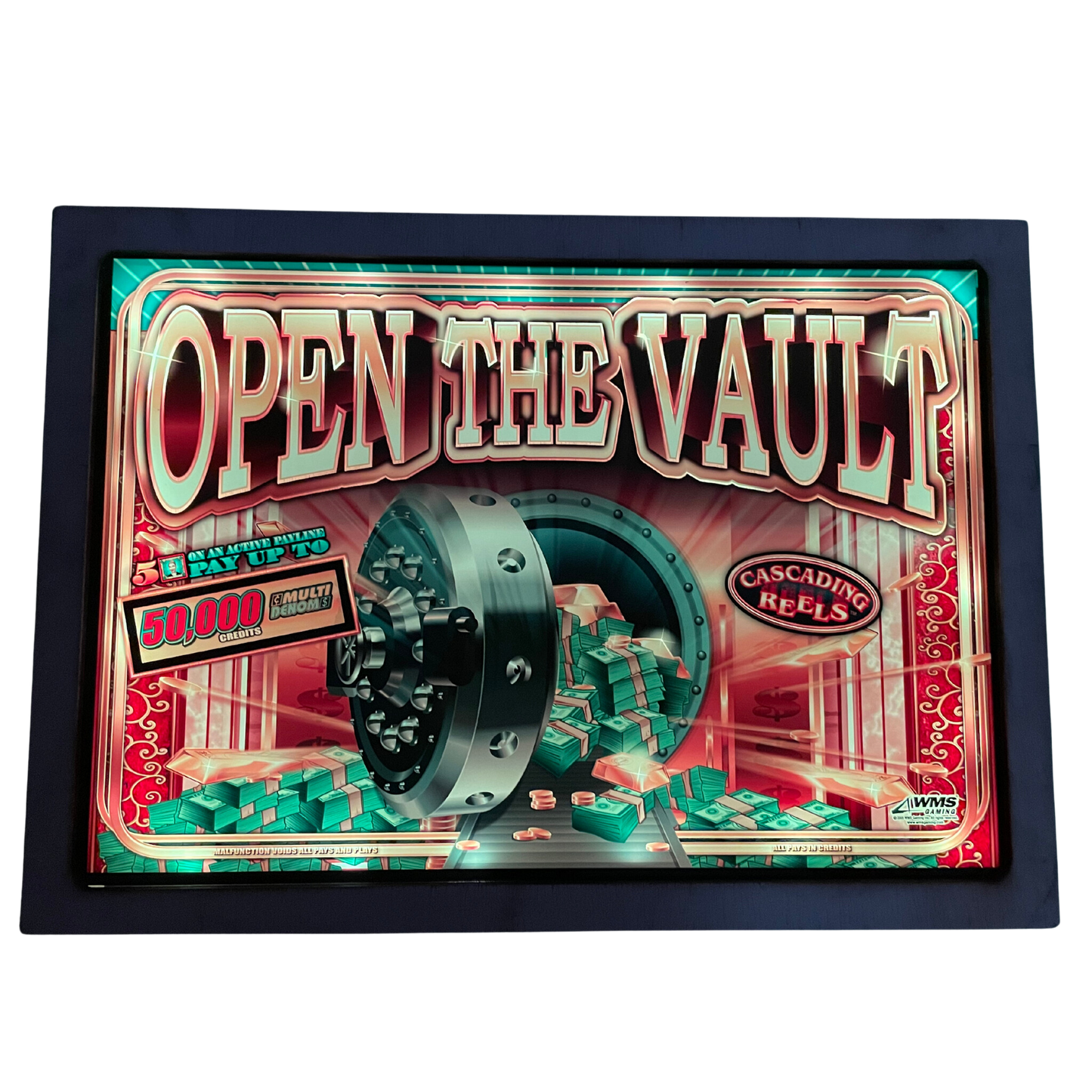 Open The Vault Jumbo Slot Glass