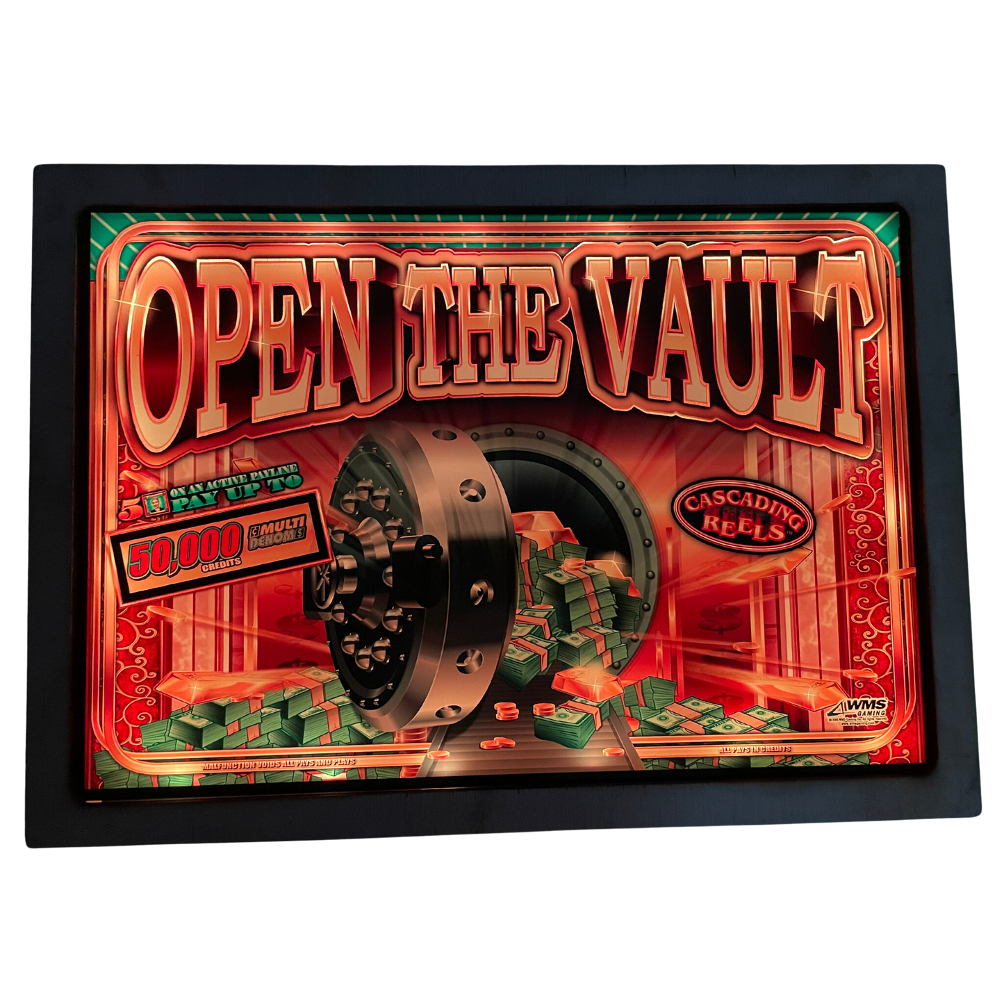 Open The Vault Jumbo Slot Glass