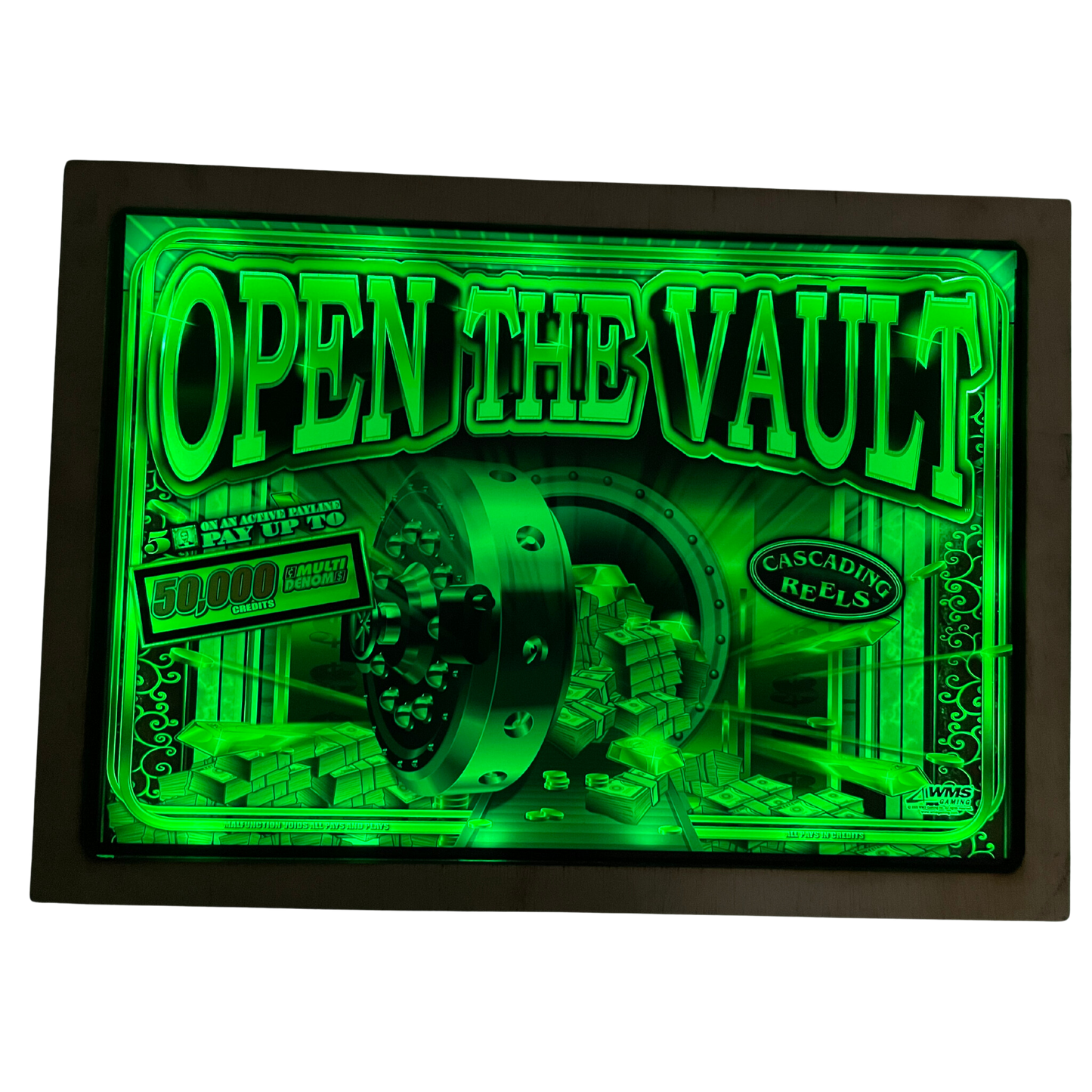 Open The Vault Jumbo Slot Glass