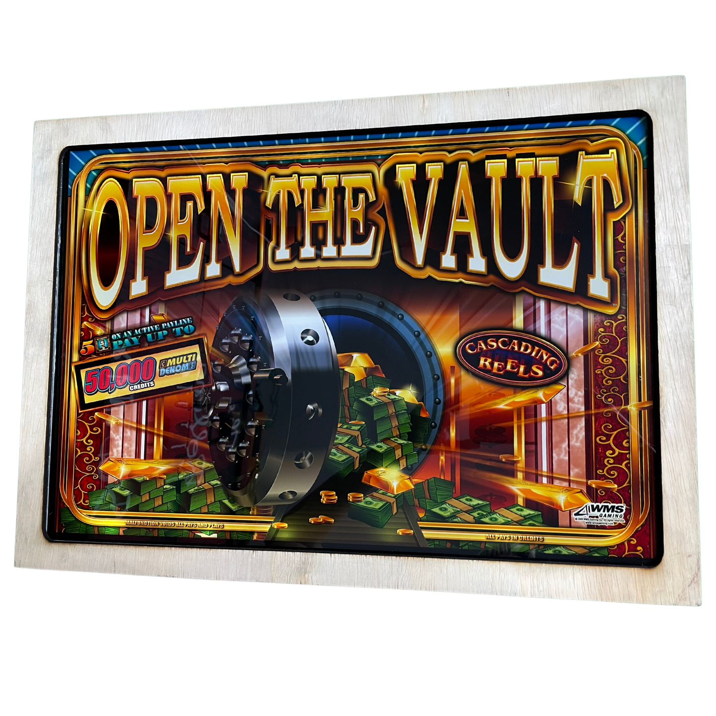 Open The Vault Jumbo Slot Glass