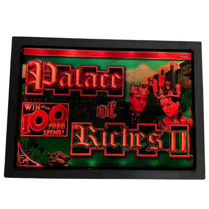 Palace Of The Riches II Jumbo Slot Glass