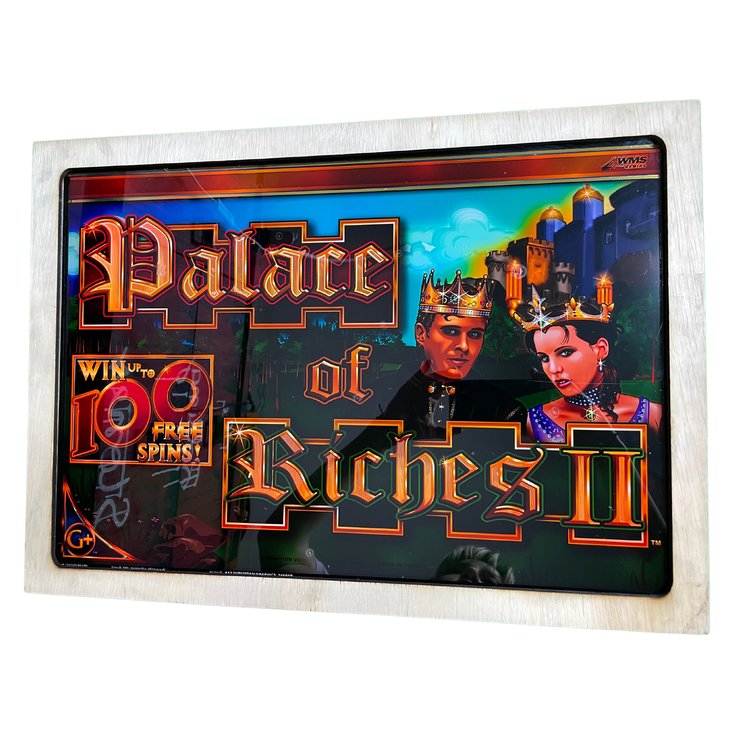 Palace Of The Riches II Jumbo Slot Glass