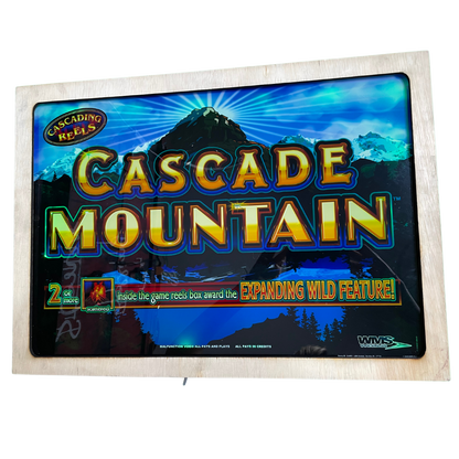 Cascade Mountain Jumbo Slot Glass