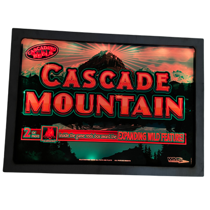 Cascade Mountain Jumbo Slot Glass