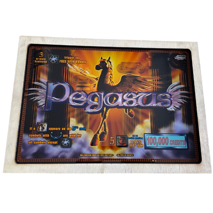 Pegasus Jumbo Slot Glass