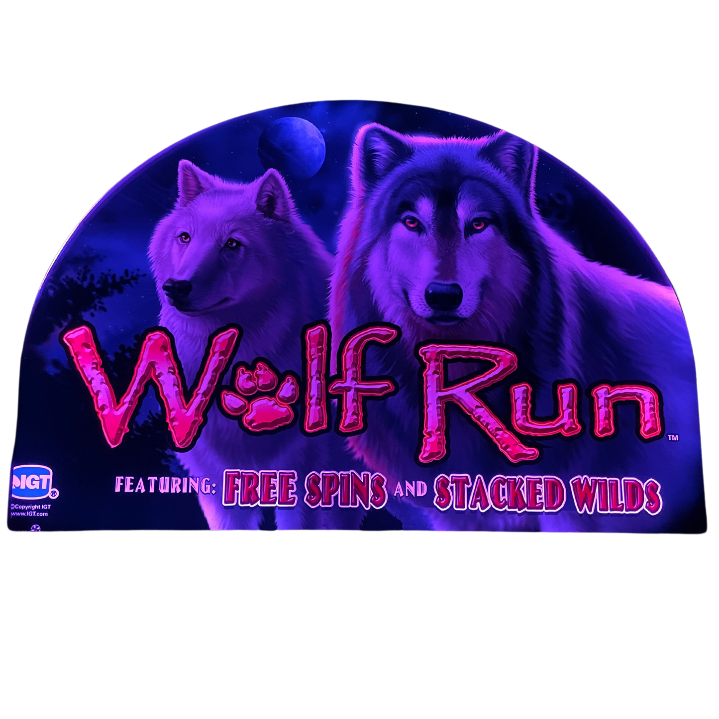 Wolf Run Slot Glass
