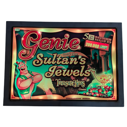 Genie Sultan's Jewels Jumbo Slot Glass