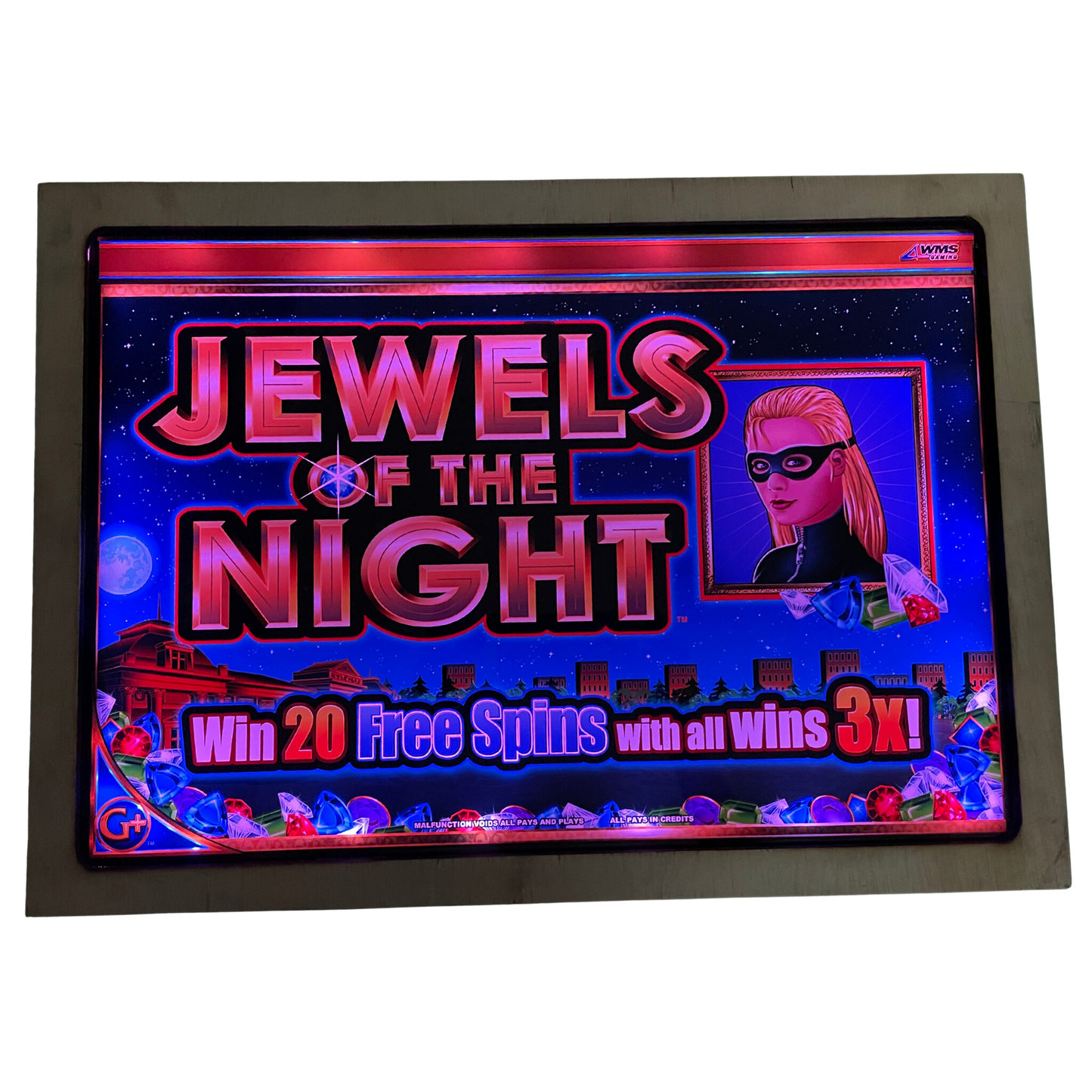 Jewel Of The Night Jumbo Slot Glass