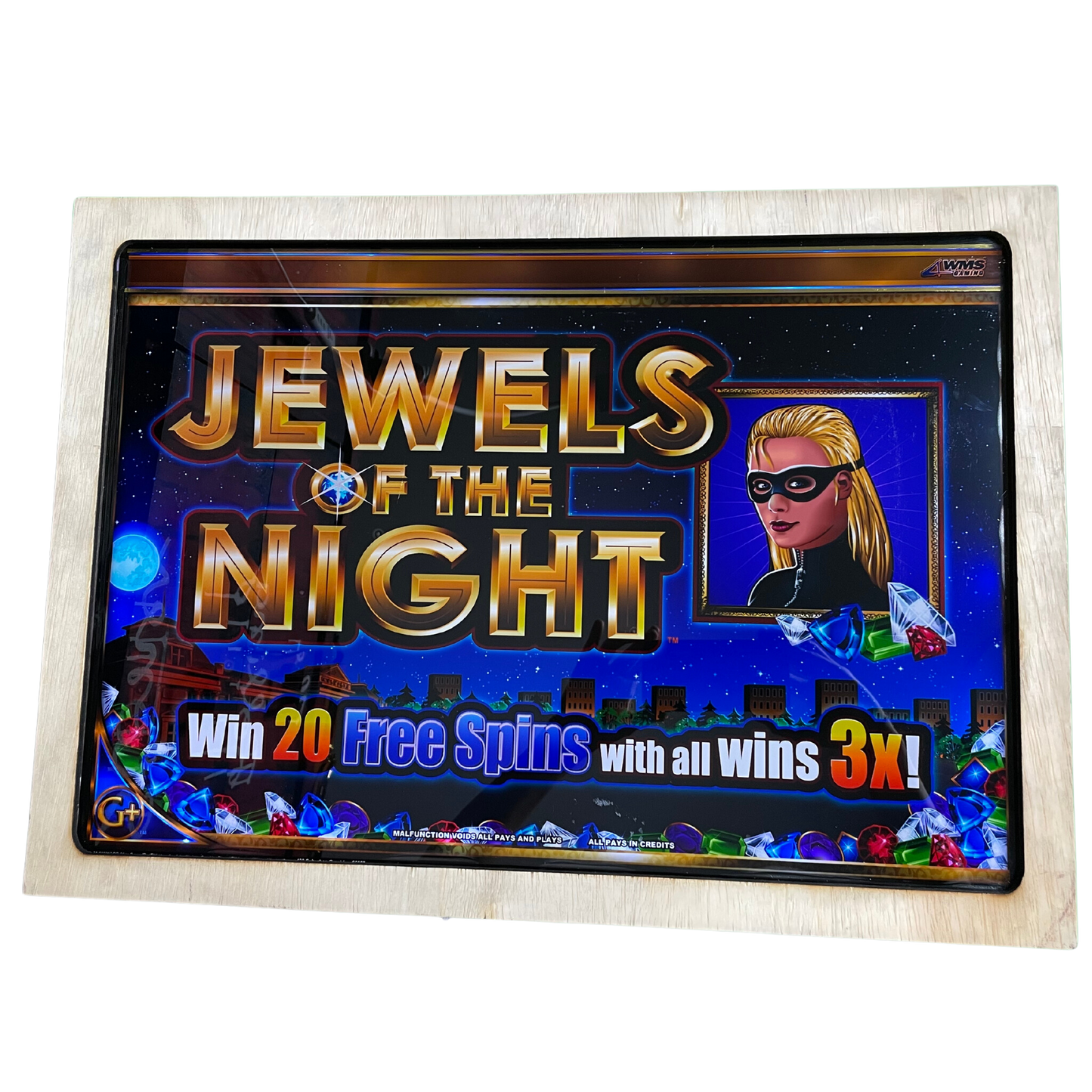 Jewel Of The Night Jumbo Slot Glass