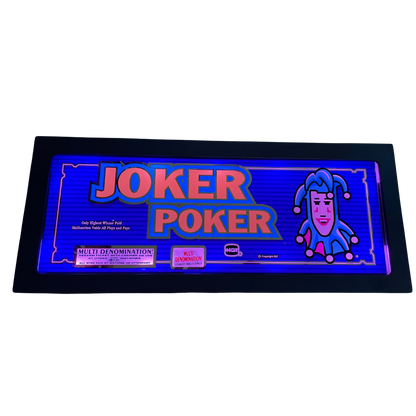 Joker Poker Slot Glass