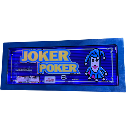 Joker Poker Slot Glass