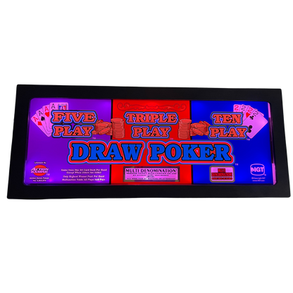 Triple Play Draw Poker Slot Glass